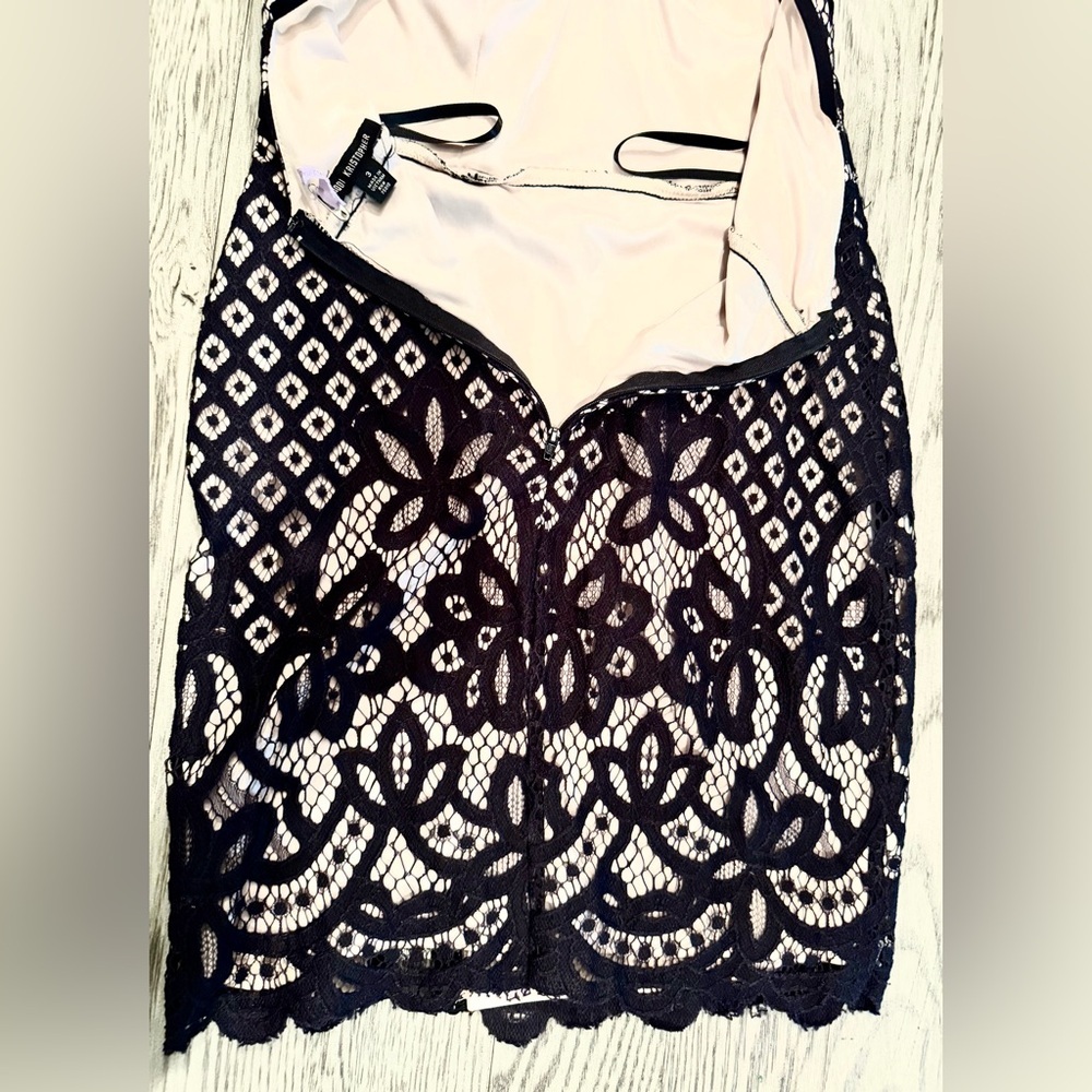 Jodi Kristopher Black Lace Dress - Picture 3 of 4